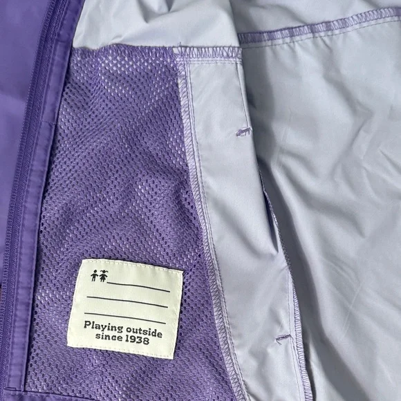 Columbia Kids Lavender Rain Shell/Windbreaker - Picture 3 of 4